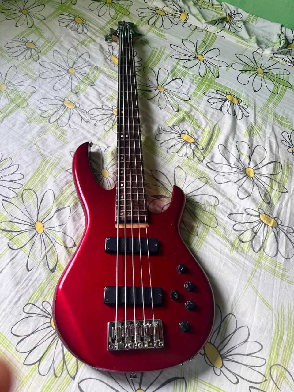 Contrabaixo Tagima 5 cordas - Vermelho64520825320323123