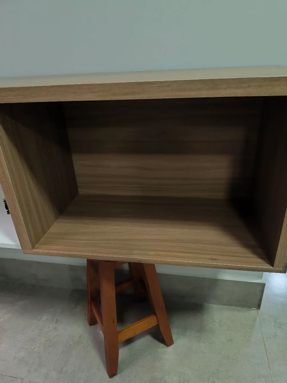 Home ou balcão suspenso com duas gavetas 100% MDF - Foto 5