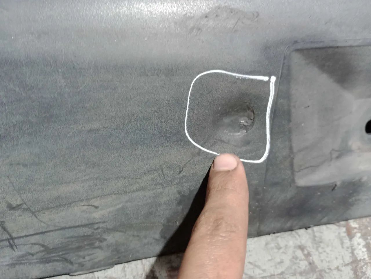 Spoiler Lateral Direito Range Rover Sport 08 A 11 C/ Detalhe Preto - Foto 2