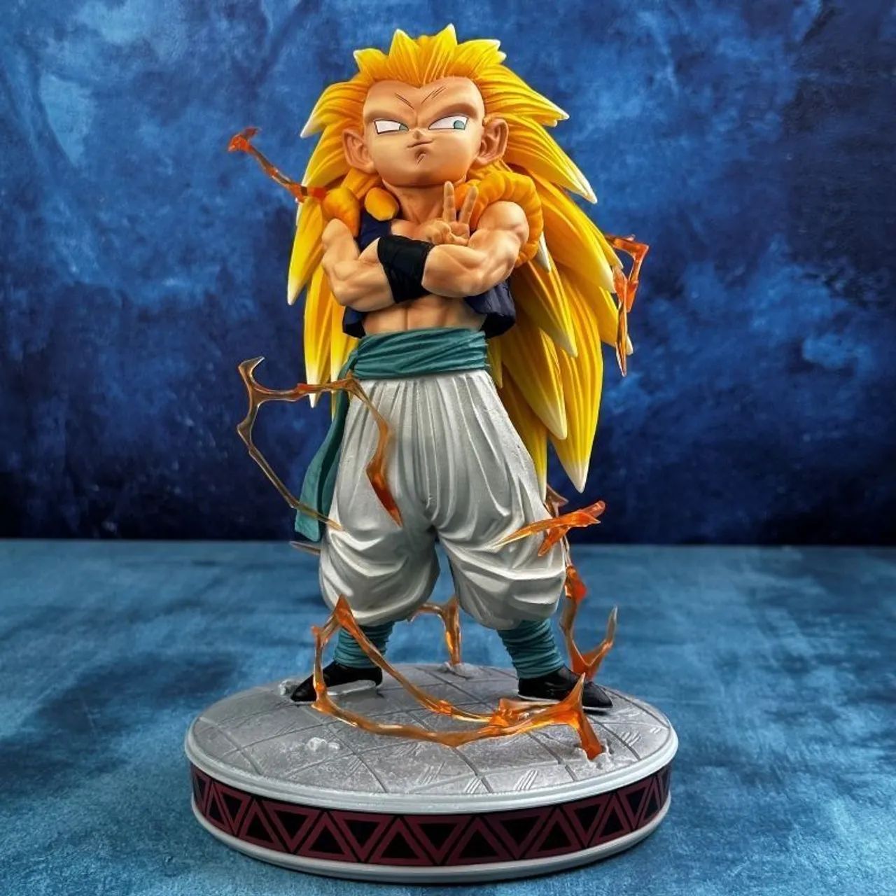 Dragon Ball Z Gotenks SSJ 3 JK PVC Action Figure - Peças e