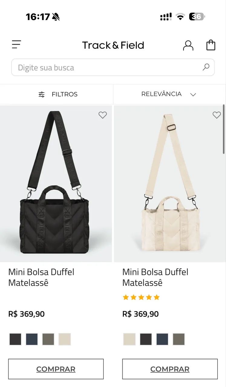 Mini Bolsa Duffel Matelassê  - Foto 3