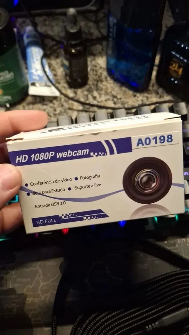 Câmera Webcam HD 1080p USB 2.0 para PC e Notebook - Foto 3