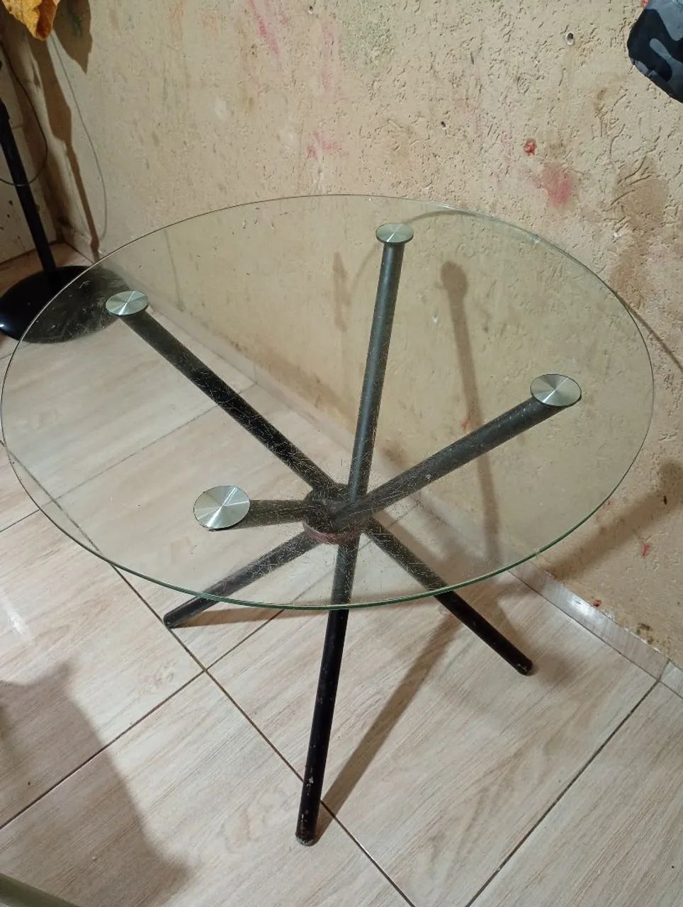 Mesa de vidro redonda  - Foto 2