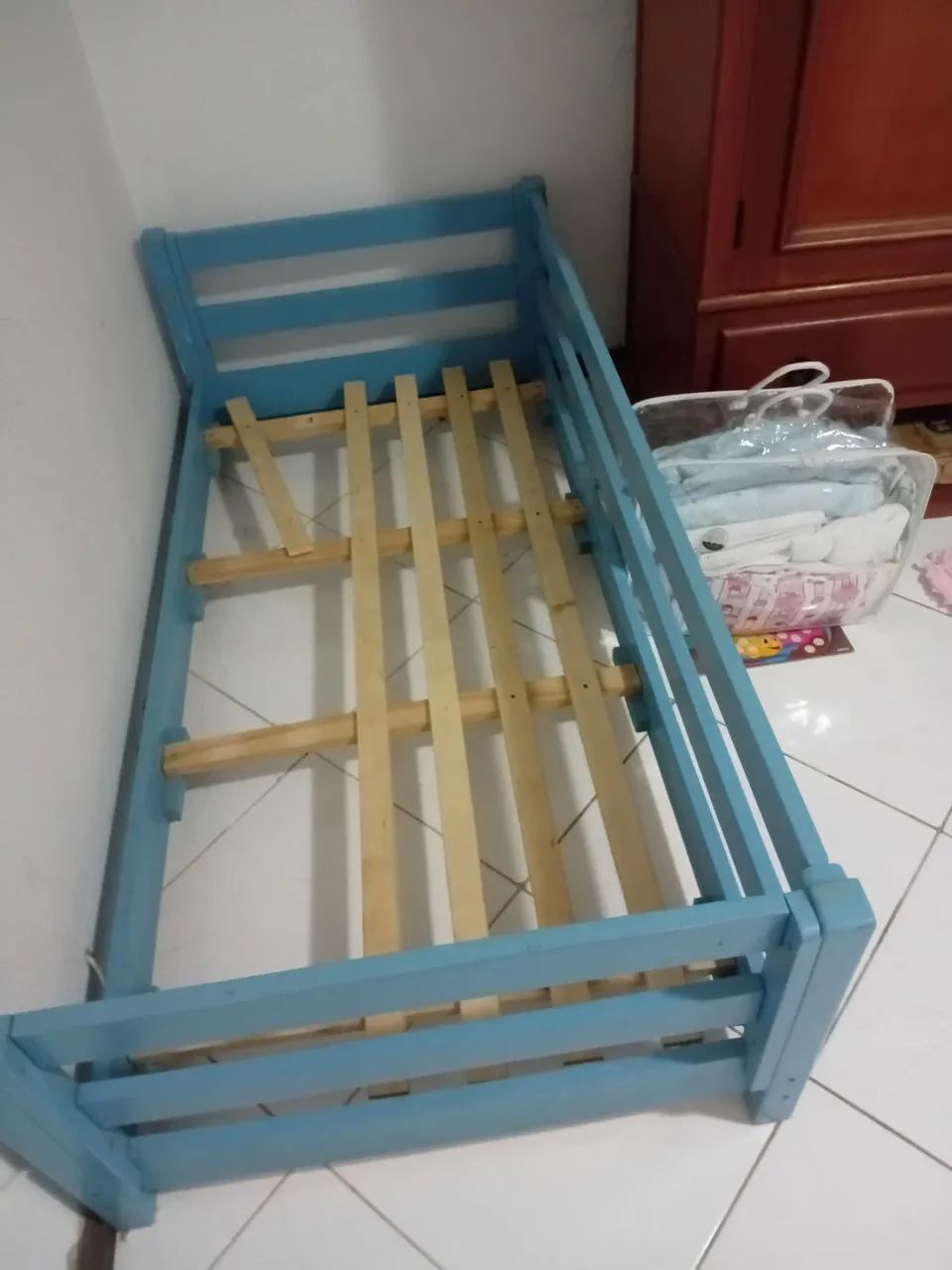 Mini cama azul  - Foto 2