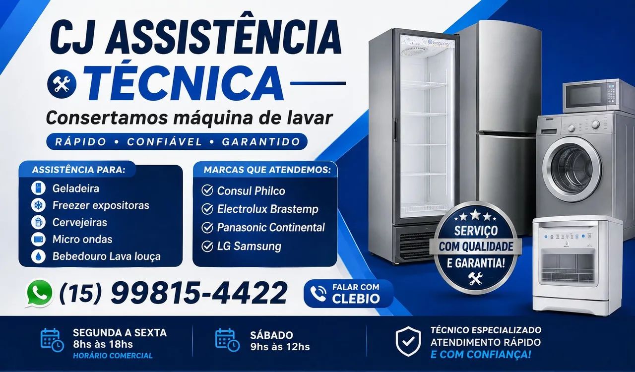 Cj assistência técnicas Consertamos máquina de lavar  - Foto 2