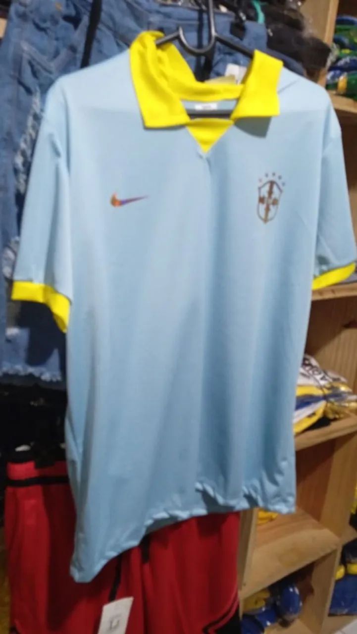 camisas da seleção brasileira masculino copa 2026 atacado e varejo  - Foto 3