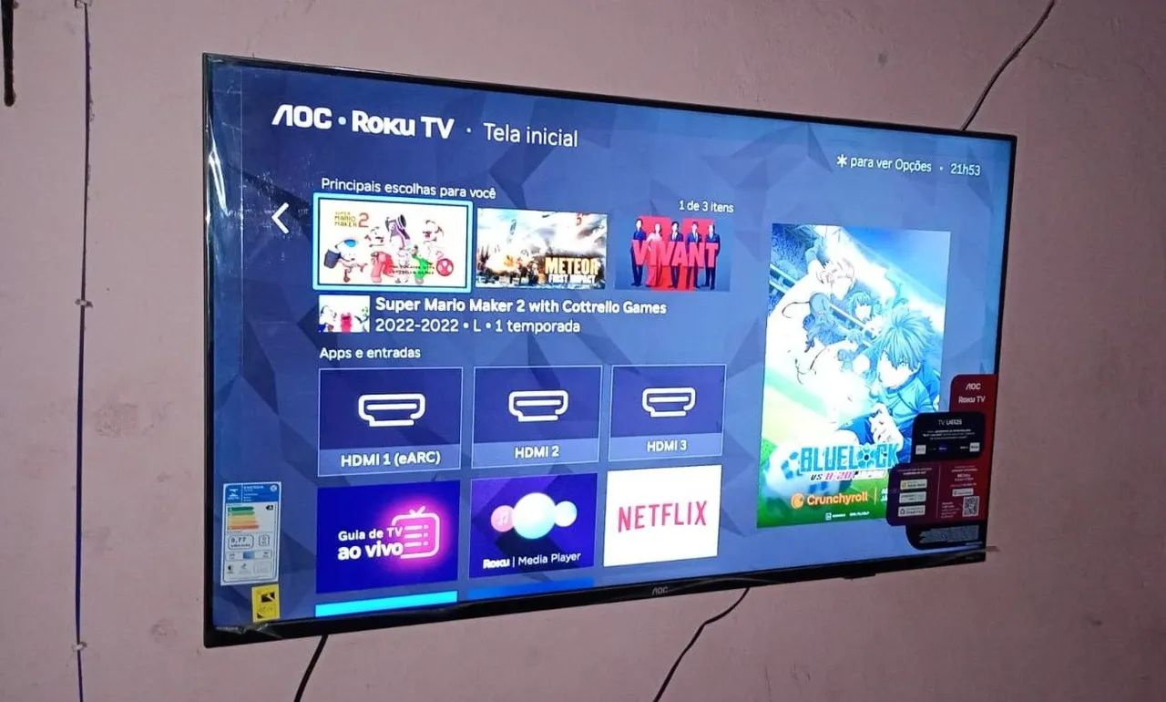 TV Smart AOC 50 polegadas 4K  - Foto 2