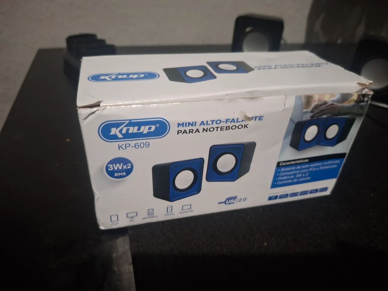 Mini Caixas de Som USB para PC e Notebook