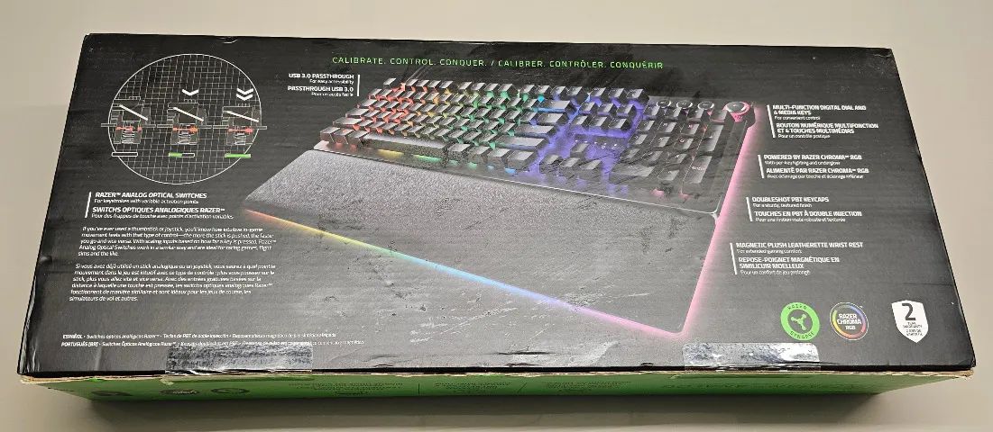 Lacrado - Teclado Optico Razer Huntsman V2 Analog - Foto 2