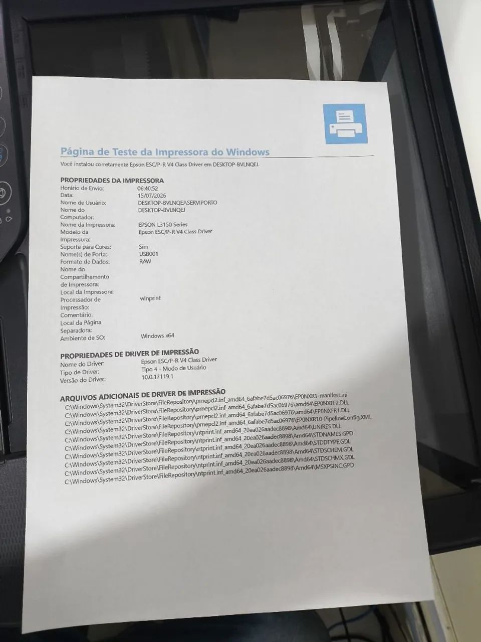 Impressora Epson l 3150 wifi semi-nova - Foto 3
