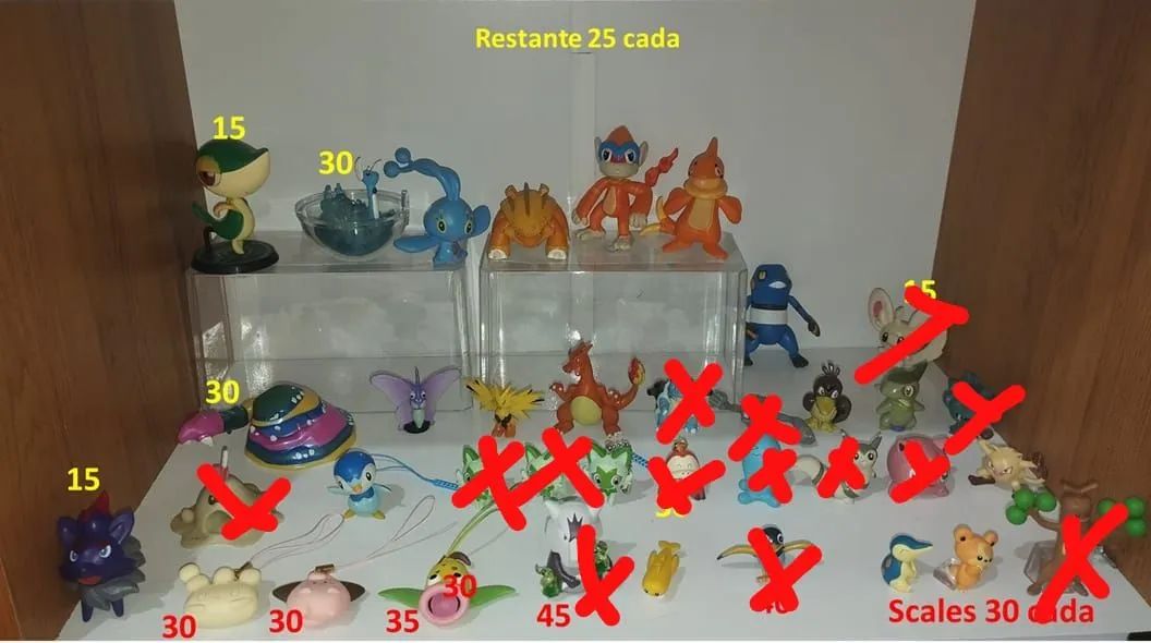 Miniatura Figura brinquedo pokémon diversos - Foto 5