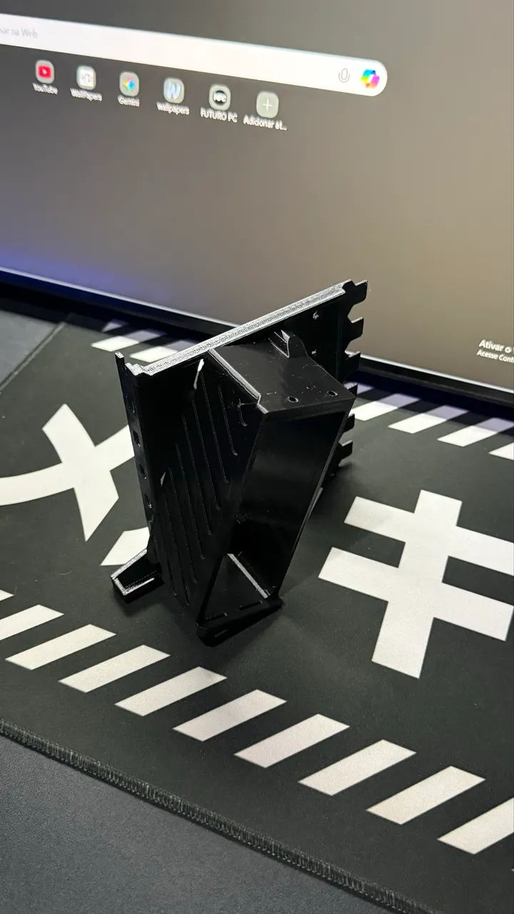 Cabo riser PCI-E 3.0 + Suporte vertical angulado para GPU - Foto 2