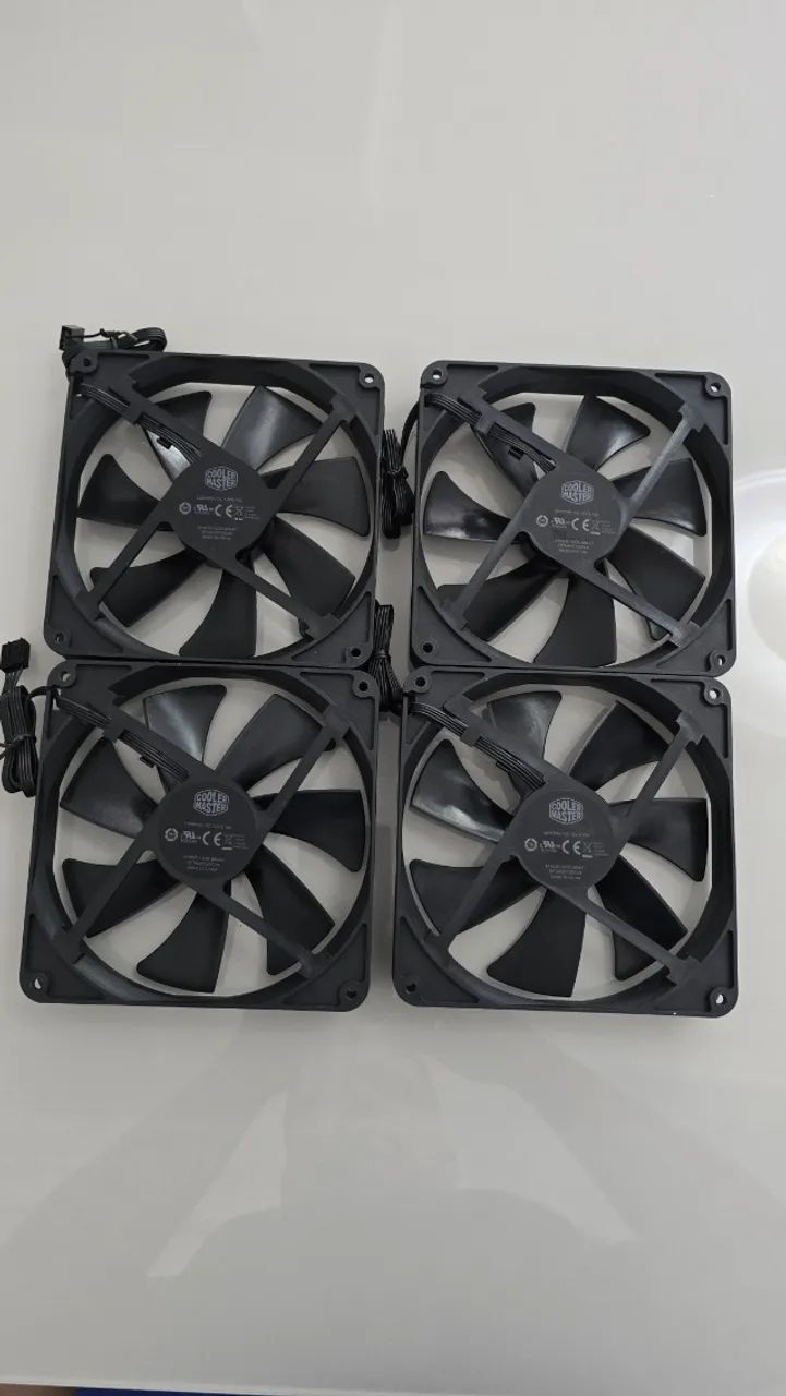 KIT 04 VENTOINHA / FAN COOLER MASTER 140MM - Foto 5