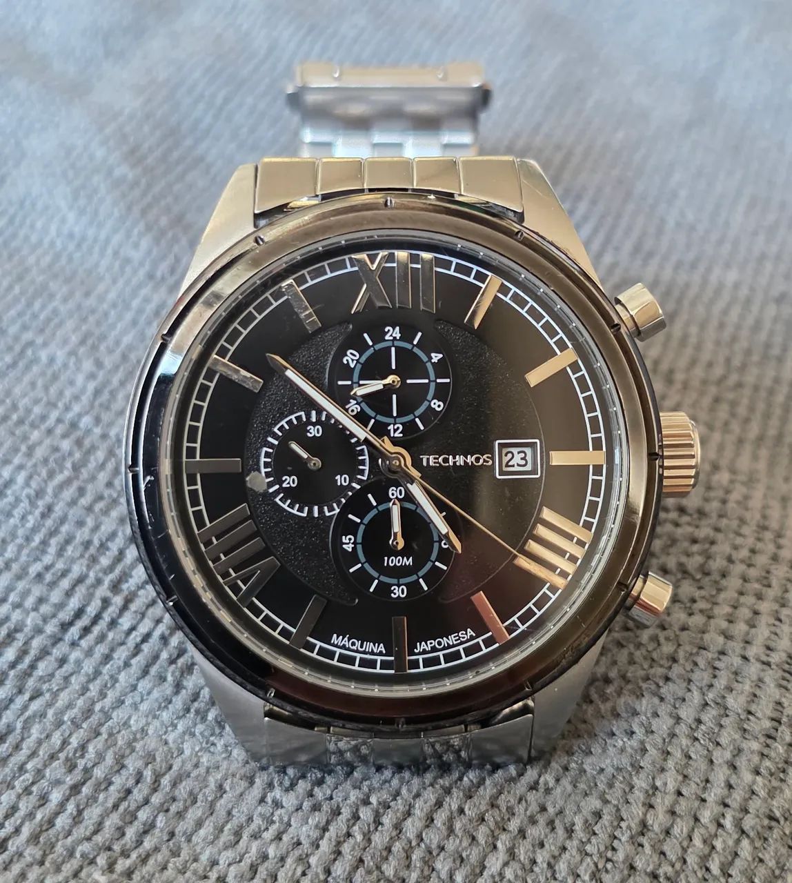 Relogio Technos aço inox