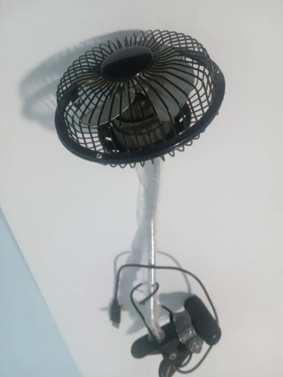 Ventilador de Clipe Ajustável USB