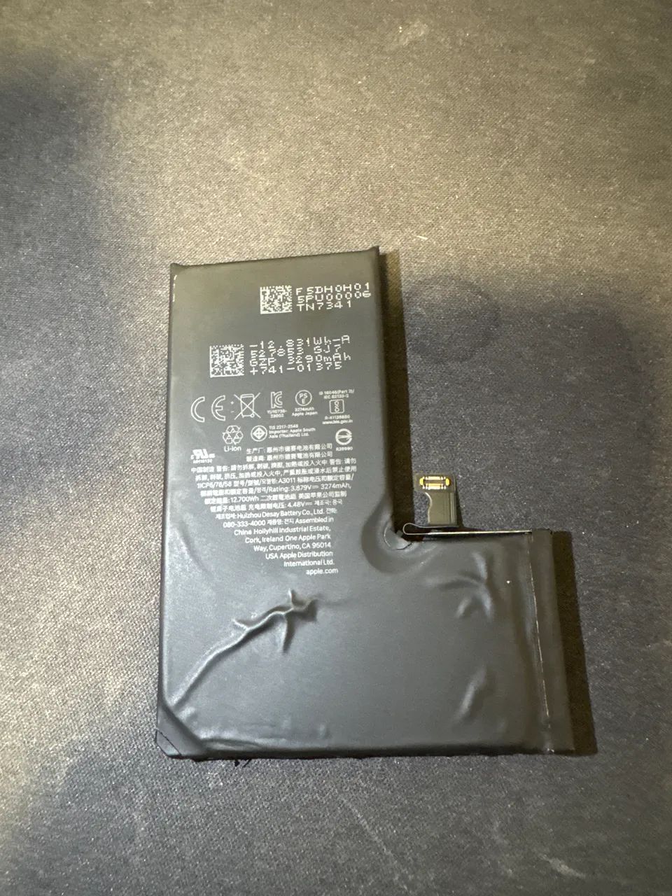 Bateria IPhone 15 Pro +-75% - Foto 2