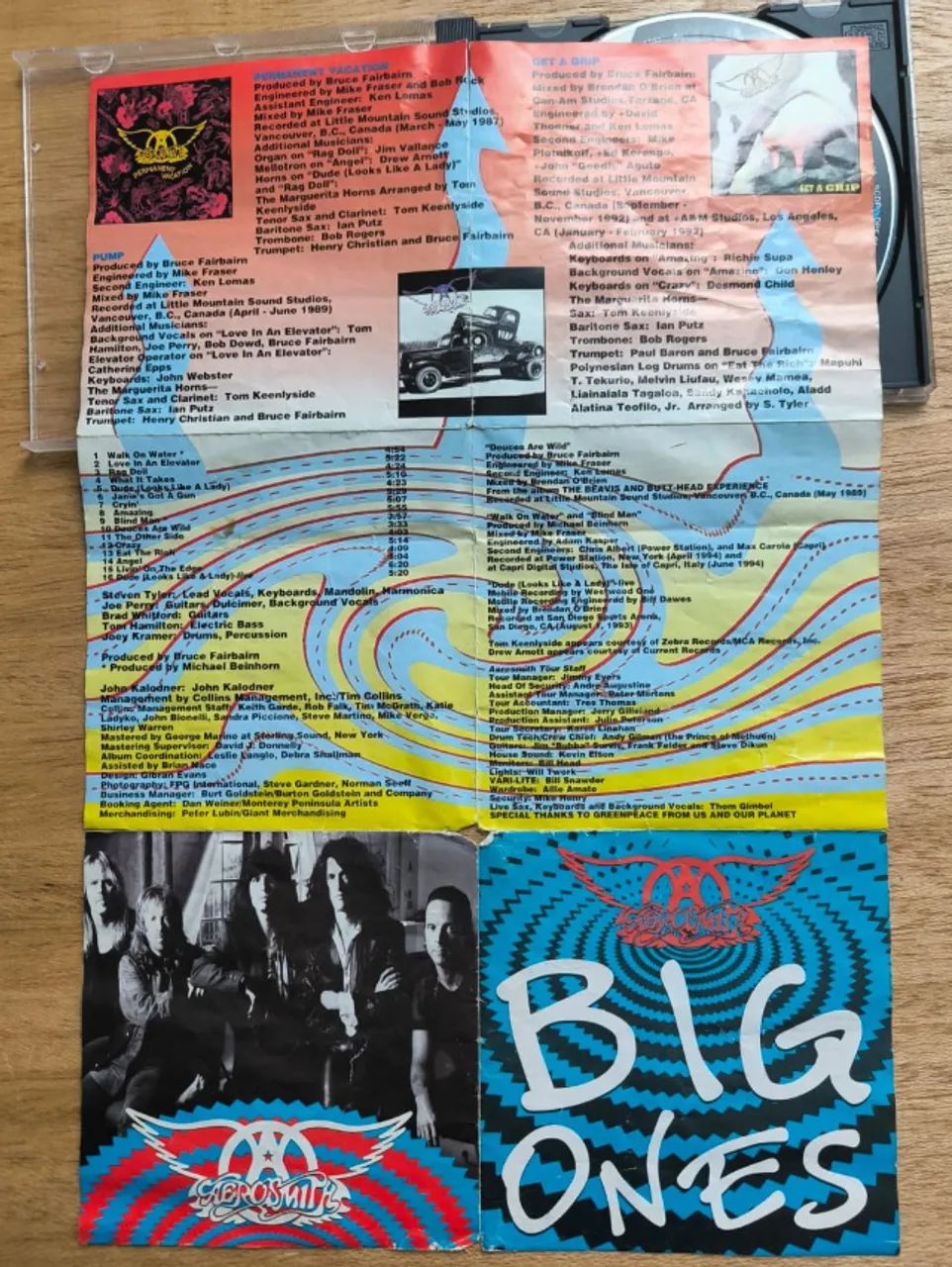CD: Aerosmith, Álbum: Big Ones  - Foto 3