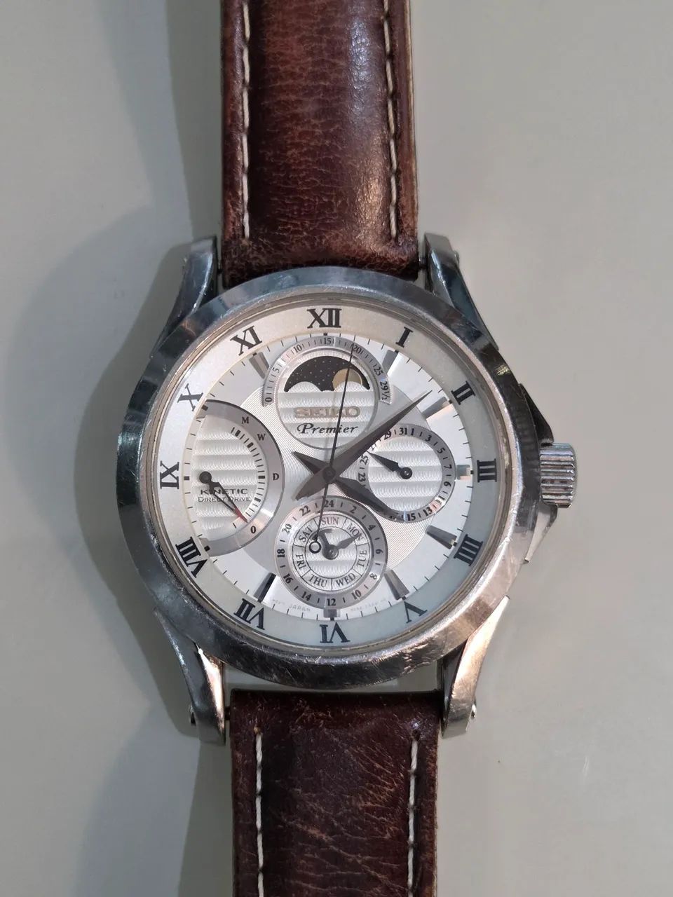 Seiko Premier Moon Phase Automático