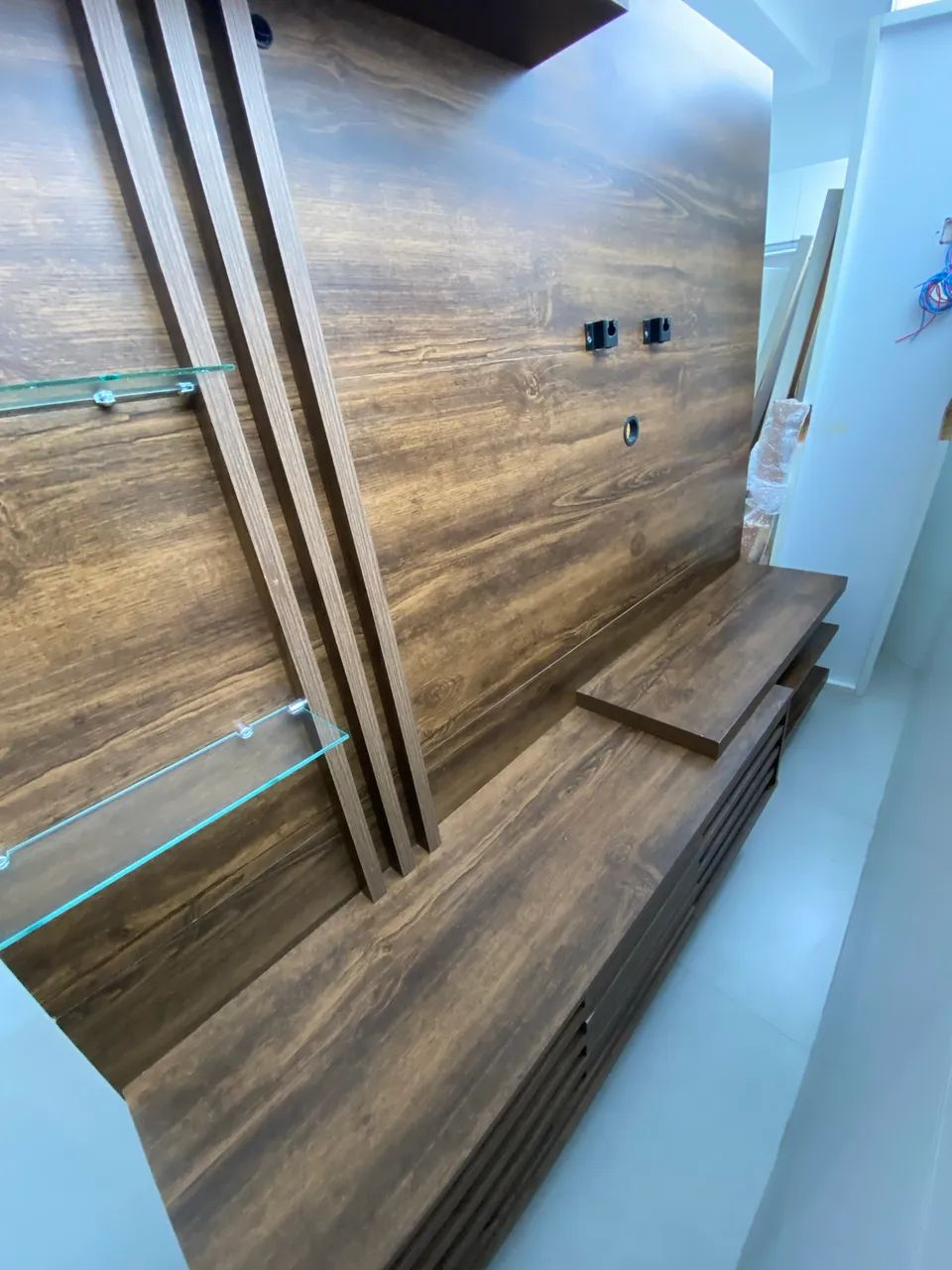 Painel com rack para TV - Foto 3