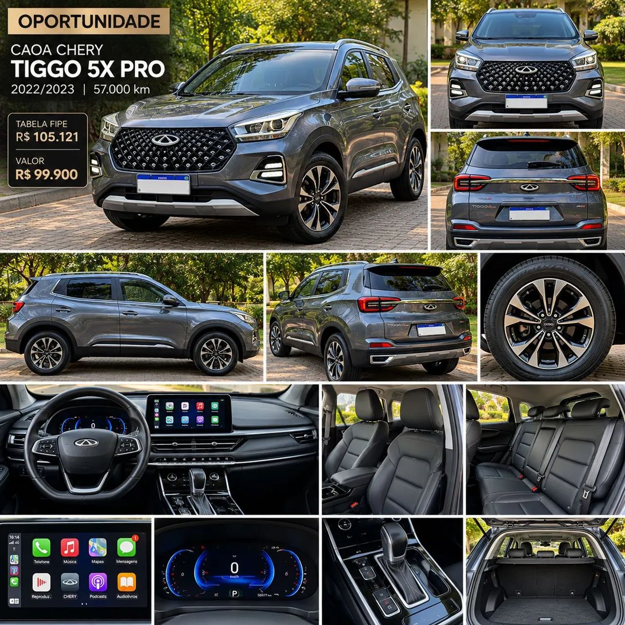 Caoa Chery Tiggo TIGGO 5X PRO 1.5 TURBO FLEX AUT. 2023