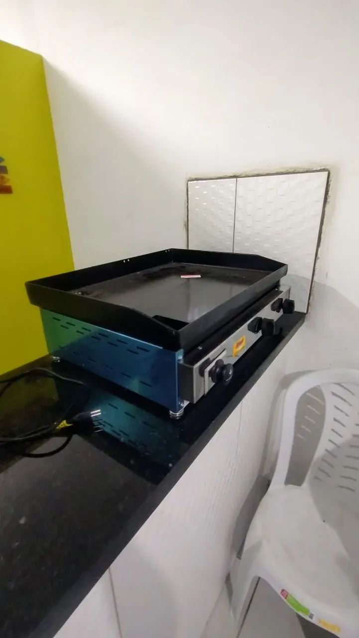 CHAPA INDÚSTRIAL A GÁS 80 CM VENÂNCIO  - Foto 4