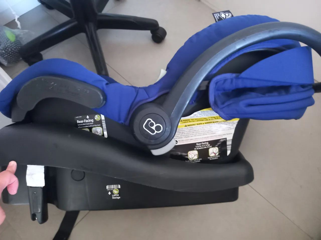 Bebe conforto azul da maxi cosi - Foto 3