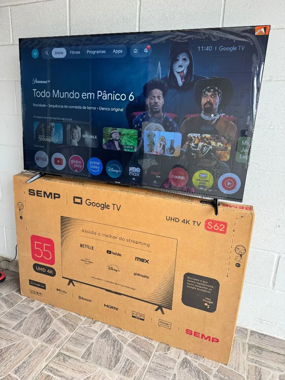 (pegotvmenor) SMART SEMP TCL 55 4K  - Foto 3