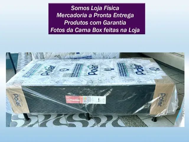 Cama Box Solteiro Coljugada | Entrega Grátis e Imediata - Foto 4