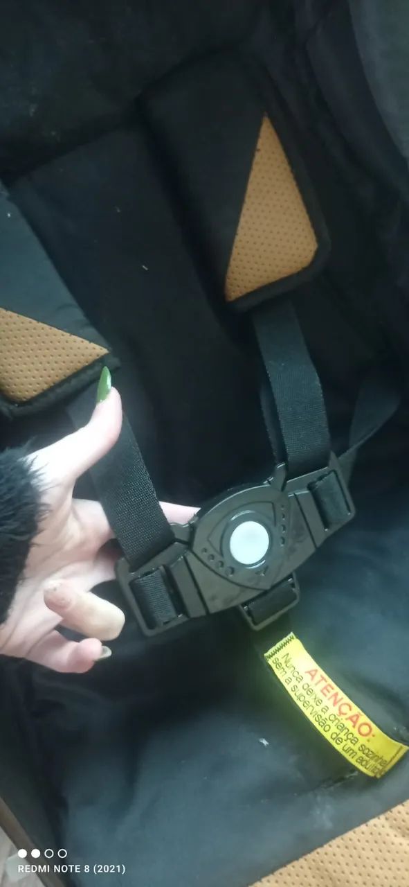 Carrinho de Bebê Galzerano Preto e Bronze -  com Porta-Copo! - Foto 2