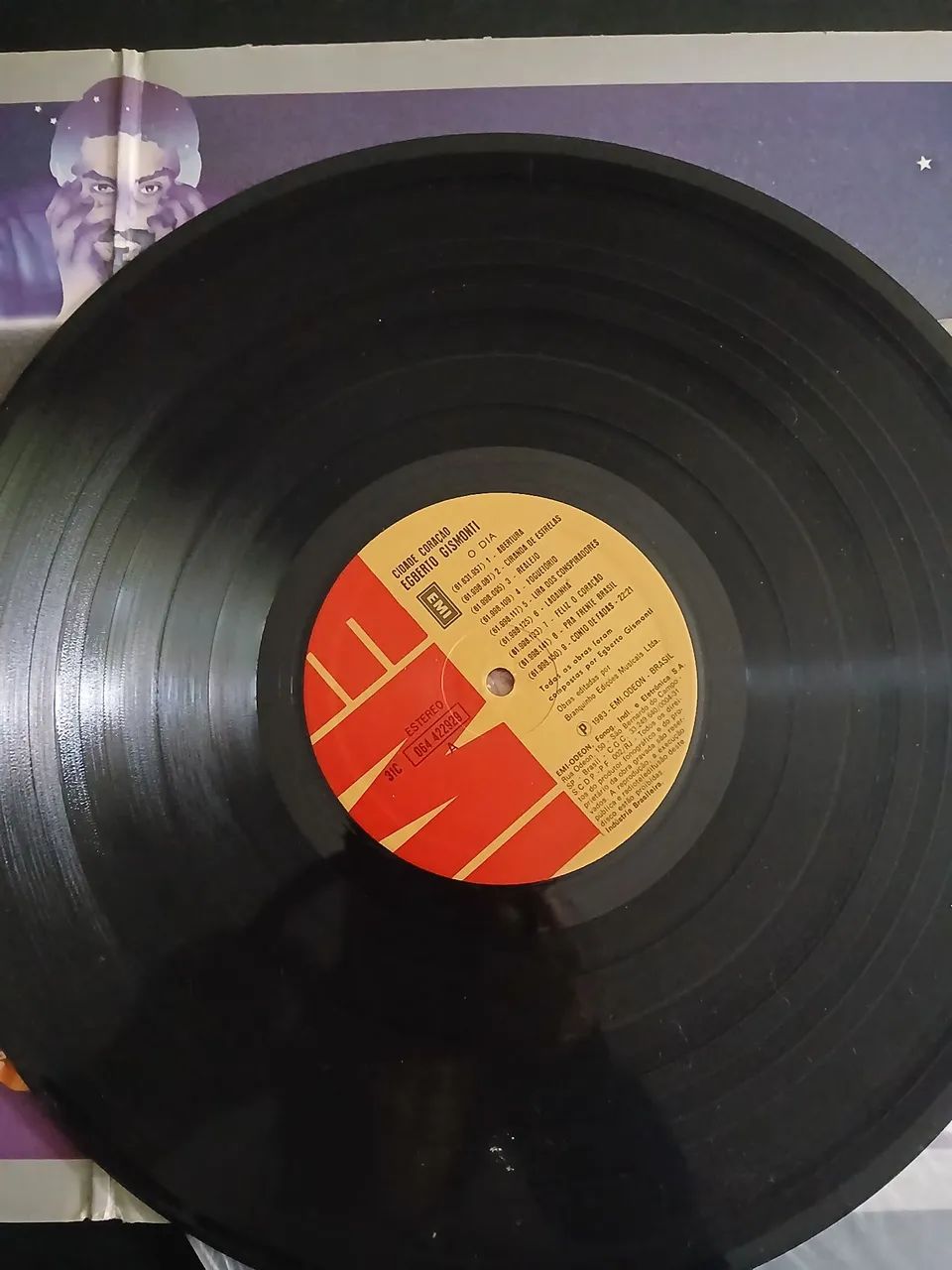 Vinil Egberto Gismonti Cidade Coração  - Foto 5