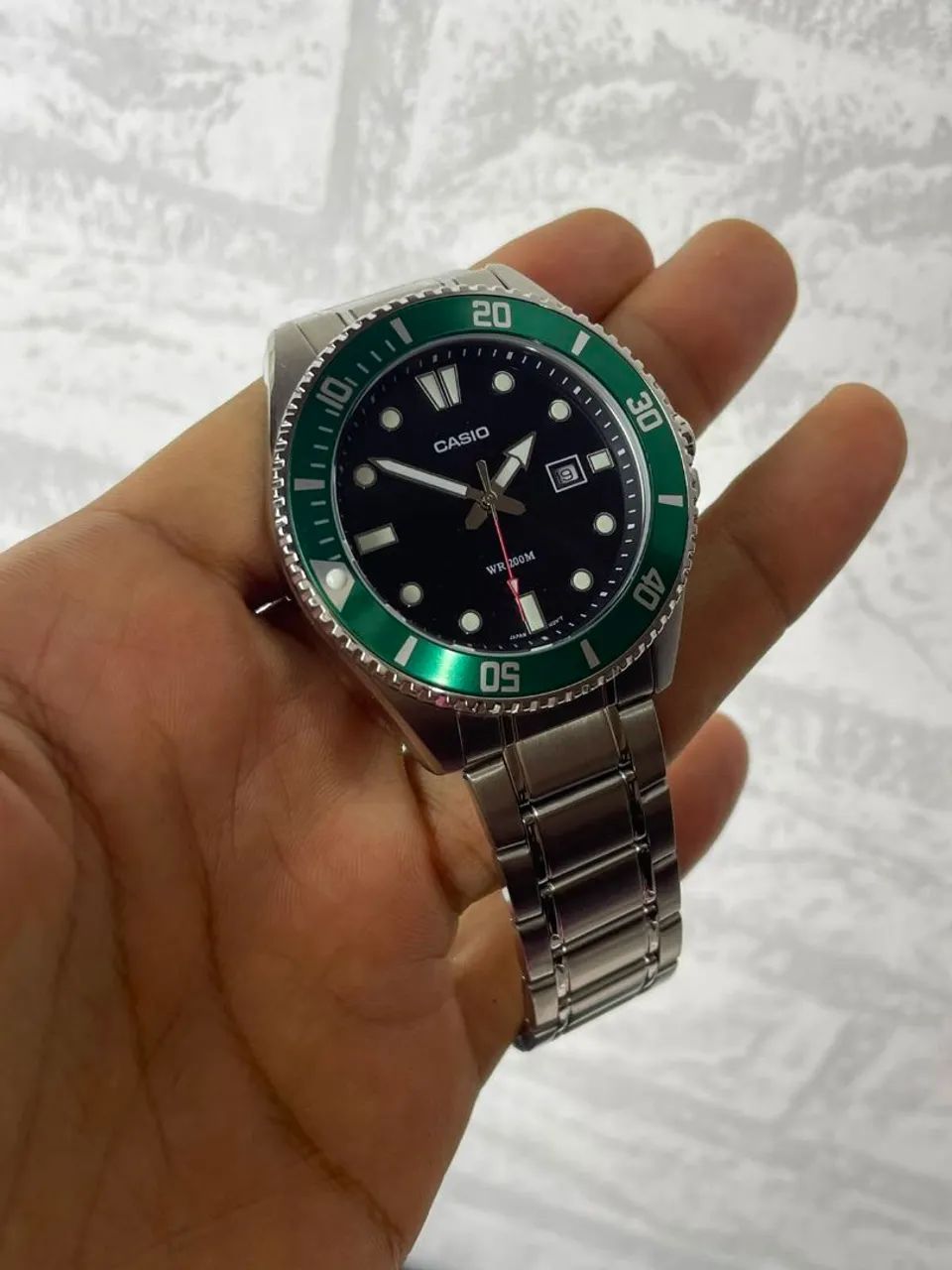 Relógio Casio Original resistente a água a 20atm com 1 ano de garantia  - Foto 2