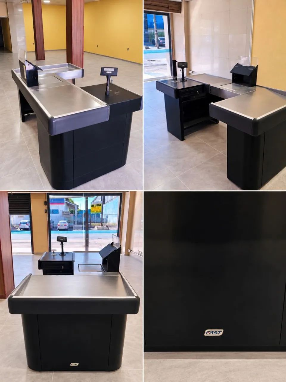 Checkout - Caixa preto com balança integrada