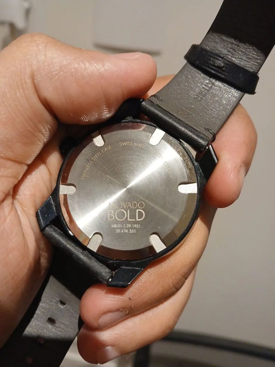 Relógio Movado BOLD TR90 42mm - Swiss Made - Ref. 3601154 + Caixa - Foto 4