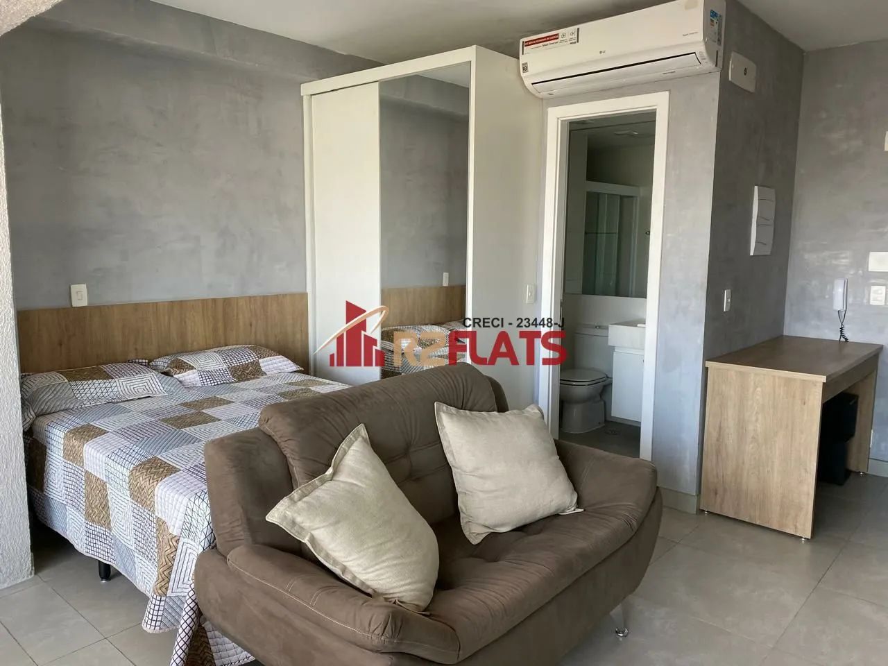 Flat com ótimo preço no bairro Brooklin. Confira! - Foto 4