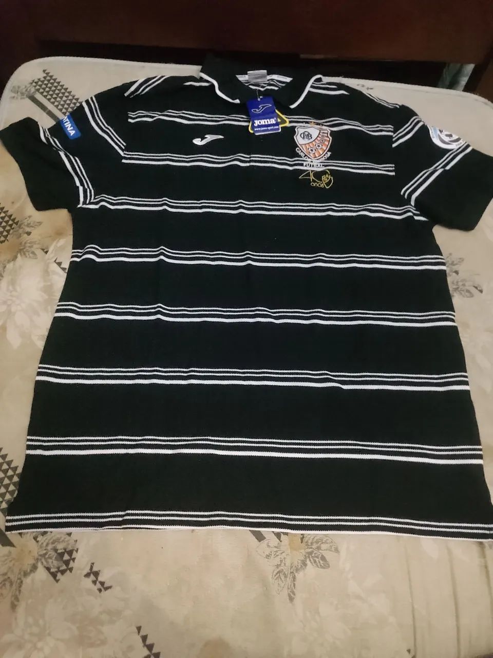 Camisa Polo, cor preta,tamanho XXG, 40 anos do Carlos Barbosa futsal