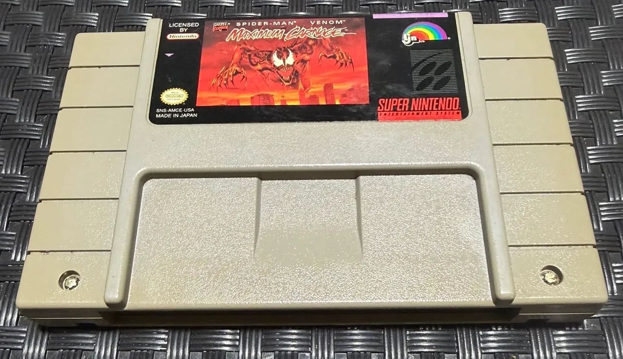 Spider-Man Maximum Carnage Original ->> Super Nintendo ->> SNES