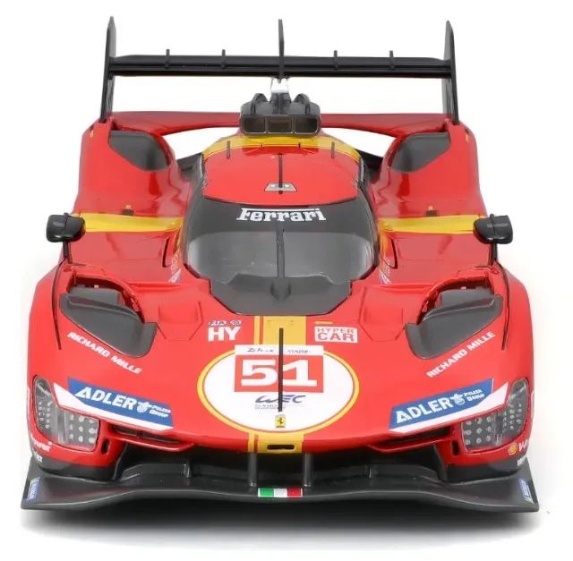 Ferrari 499p Shell Racing Legends Burago 1/41 Bluetooth Vermelho - Foto 2