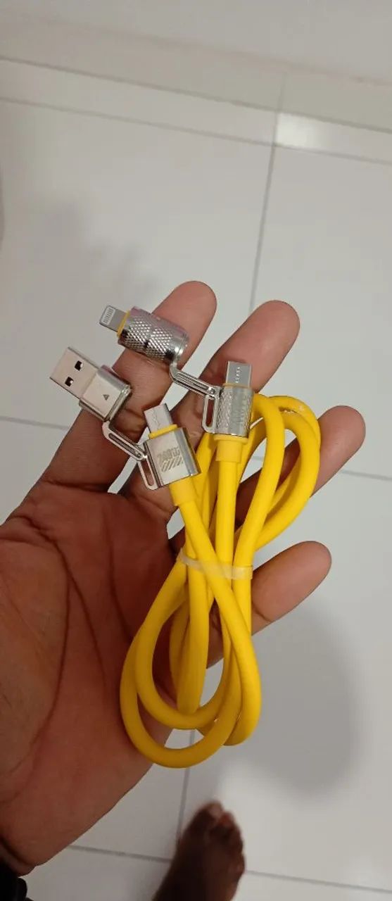 Cabo de carregamento 4 em 1 - Foto 4