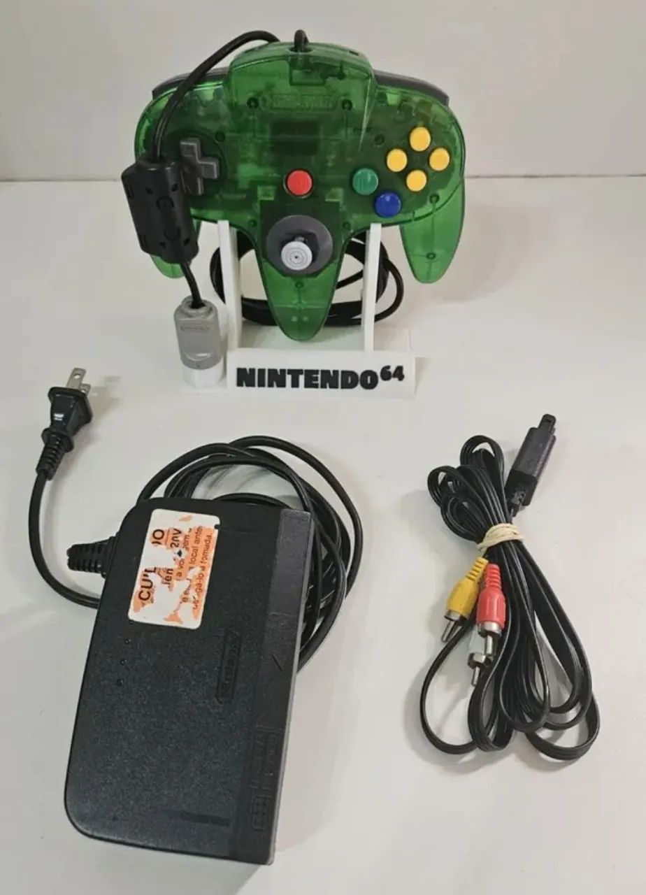 Nintendo 64 Kiwi com caixa em mdf - Foto 3
