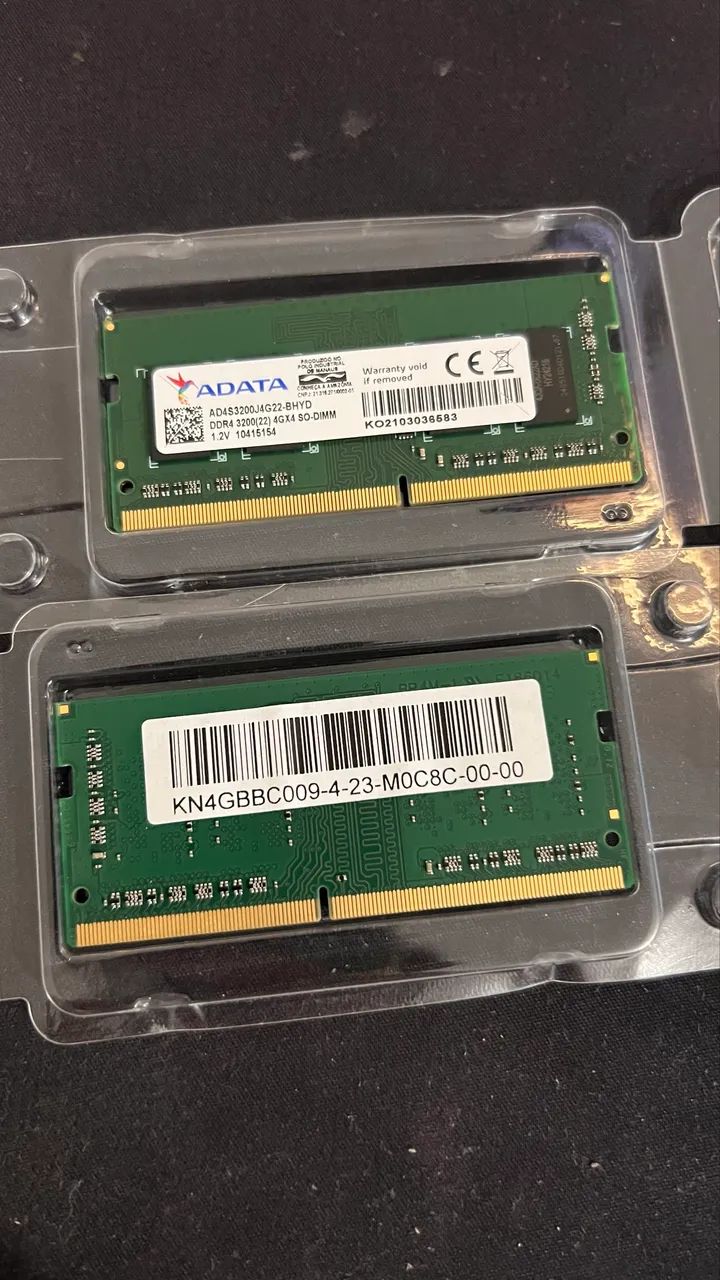 2x Memória Notebook DDR4 4GB - Foto 3