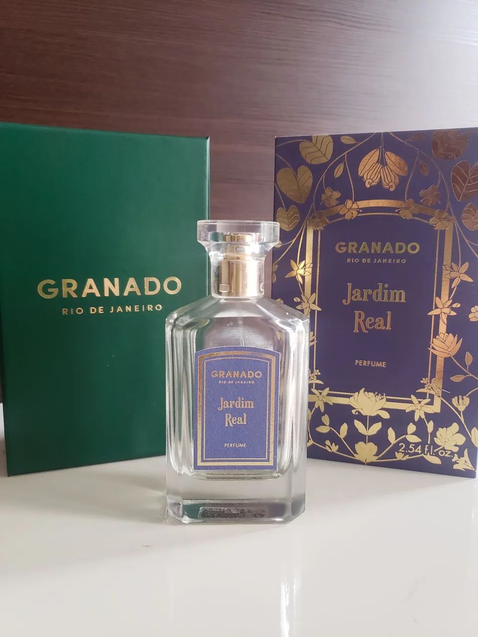 Frasco vazio perfume Jardim Real Granado