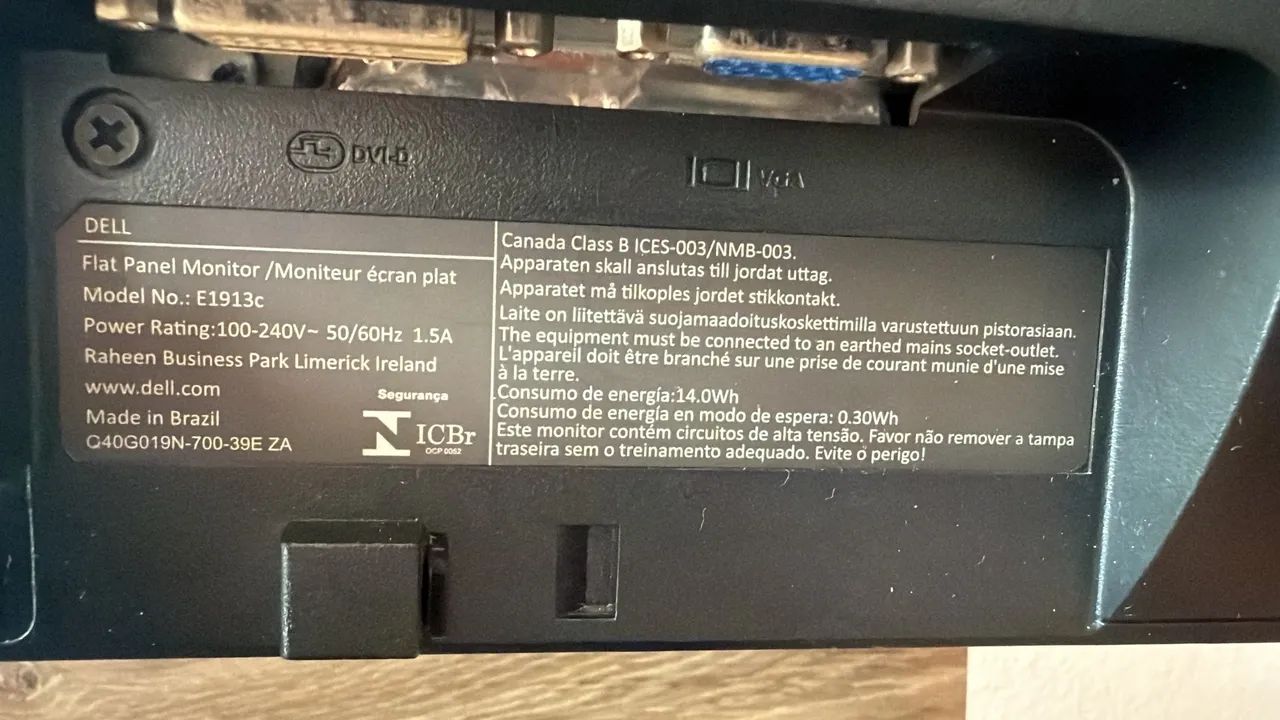 Monitor Dell E1913c 19" - Perfeito para Home Office e Trabalho - Foto 2