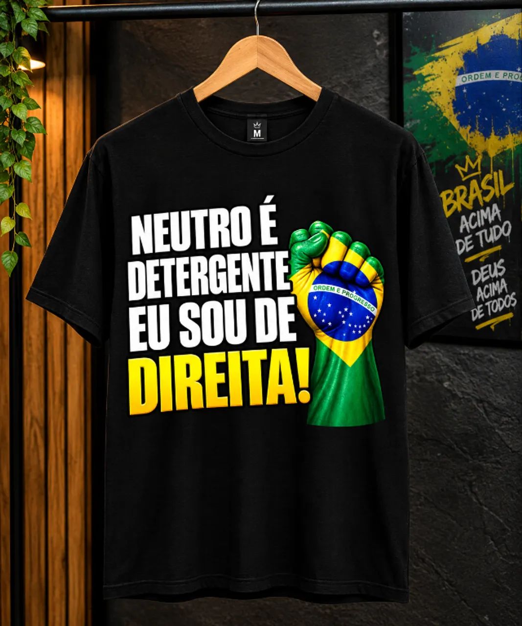 BLUSA BOLSONARO  - ALGODÃO 