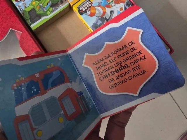 6 minilivros - Transformers Rescue Bots - Conhecendo a Equipe - Foto 2