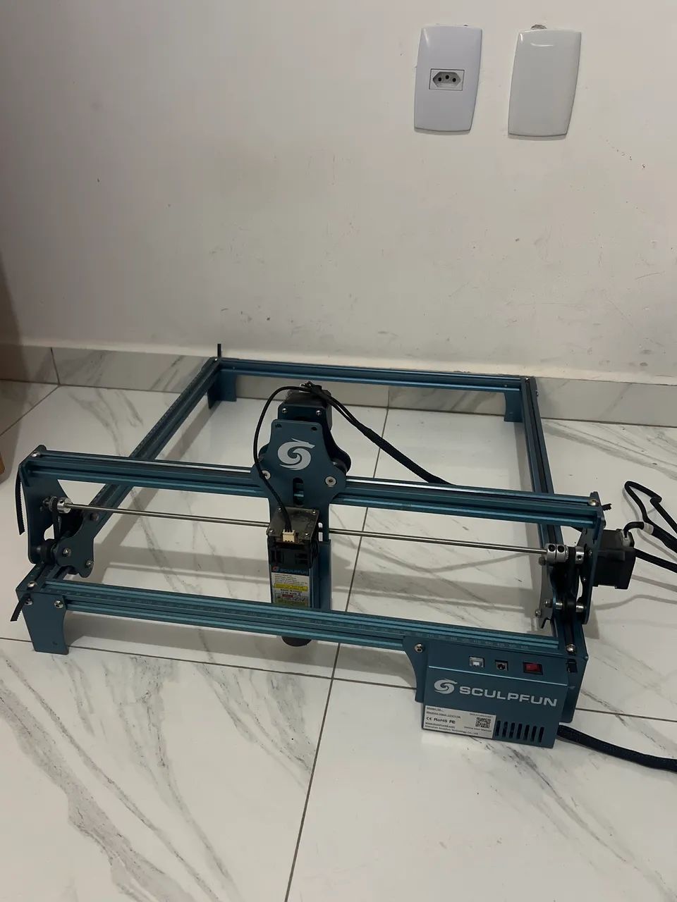 Máquina gravação a laser 