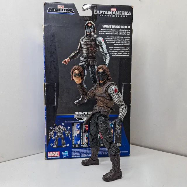 SOLDADO INVERNAL - MARVEL LEGENDS - COM CAIXA E CABEÇA EXTRA - Foto 4
