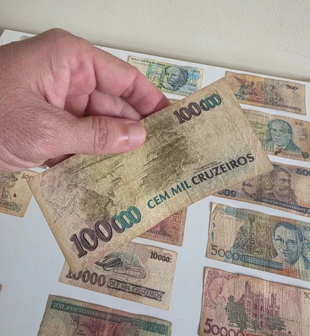 Coleção 18 cédulas antigas do Brasil - diversas épocas - Foto 5