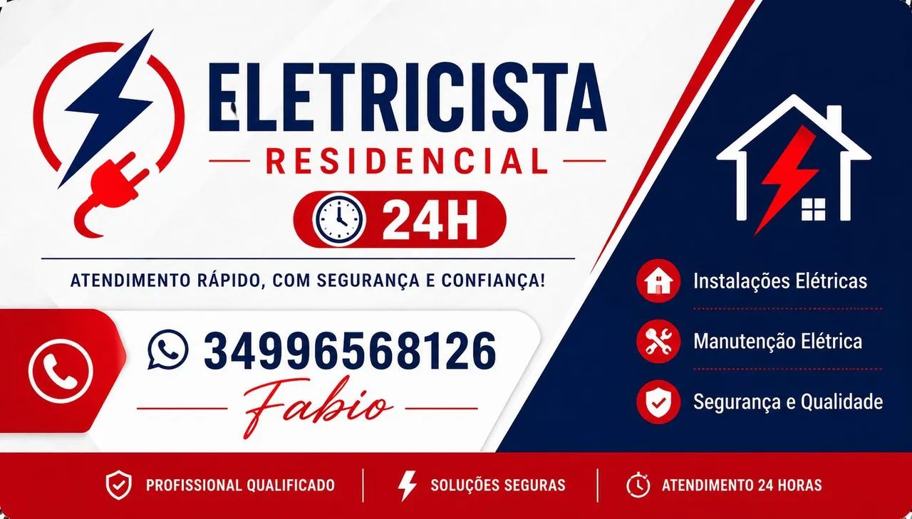 Eletricista  residencial 24h 