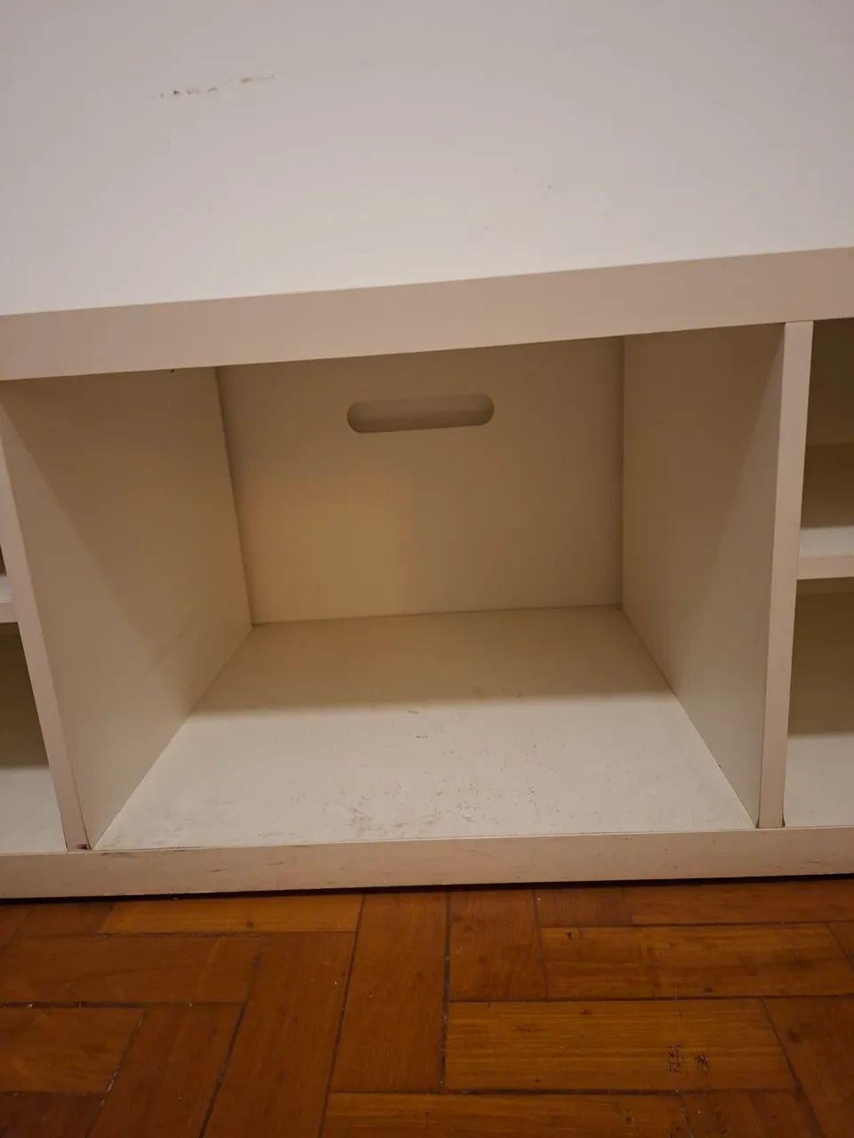rack de madeira branco - Foto 4