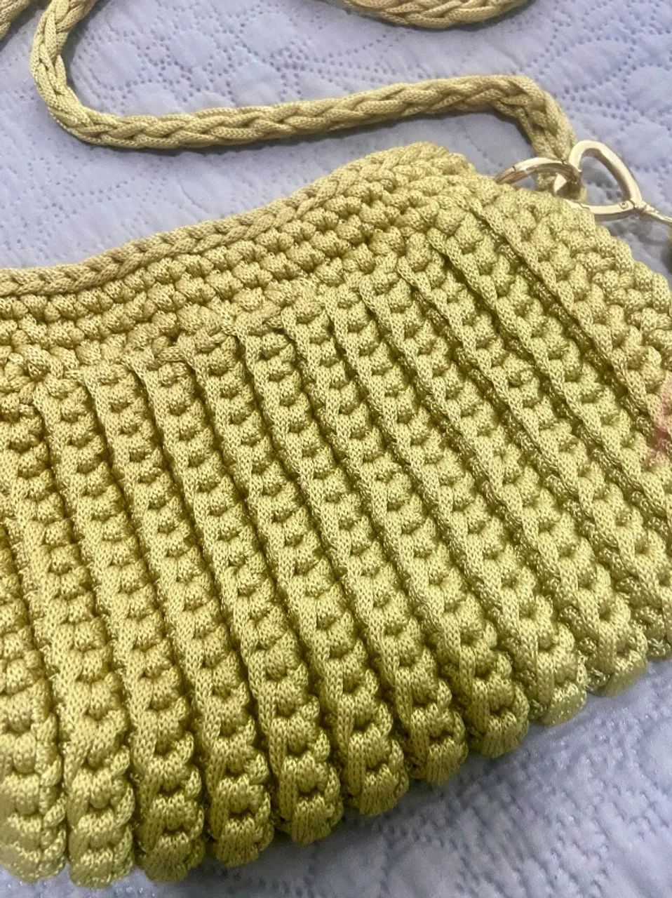 Bolsa de Crochê Artesanal - Foto 4